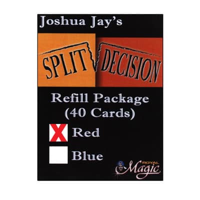 REFILL for Split Decision by Joshua Jay - red