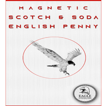 Magnetic Scotch and Soda English Penny by Eagle Coins