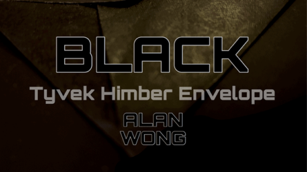 Tyvek Himber Envelopes BLACK (10 pk) by Alan Wong