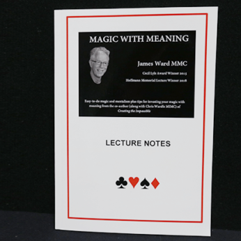 MAGIC WITH MEANING by James A Ward - Book