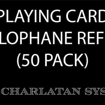 Playing Card Cellophane Refills (50 Units)