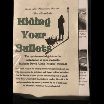 Hiding Your Bullets - installing Rope Magnets by David Alan Magic - Book