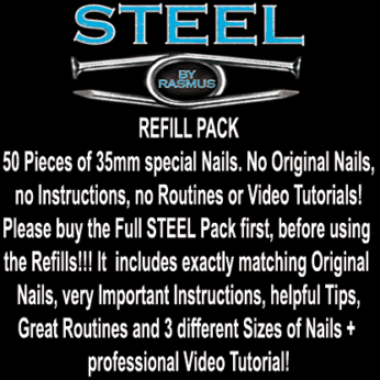 STEEL Refill Nails 50 ct. (35mm) by Rasmus