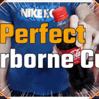 Perfect Airborne Glass & Acrylic cup (Coke) by Tejinaya Magic
