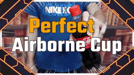 Perfect Airborne Glass & Acrylic cup (Coke) by Tejinaya Magic