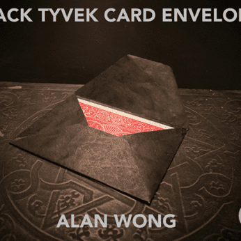 Black Tyvek Card Envelopes (10 pk) by Alan Wong