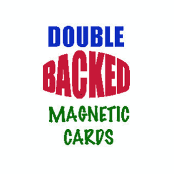 Magnetic Card- Bicycle Cards (2 Per Package) Double Back by Chazpro