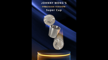 Super Cup PERCISION (Half Dollar) by Johnny Wong - (1 DVD and 1 cup)