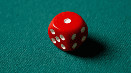 REPLACEMENT DIE RED (GIMMICKED) FOR MENTAL DICE by Tony Anverdi